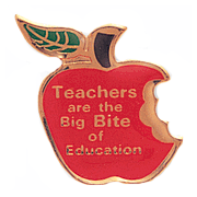 Big Bite Teacher Pins