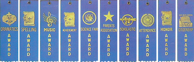 Academic Achievement Ribbons