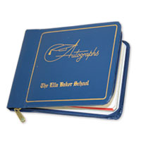 Autograph Book with Zipper