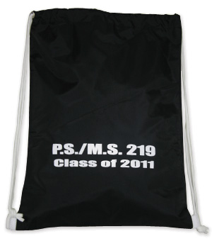 Waterproof Drawstring Shoulder Back Pack with One Color/One Location Imprint