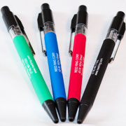 Rubberized Retractable Pen - (Discontinued) - Replaced with Style# Trek 2